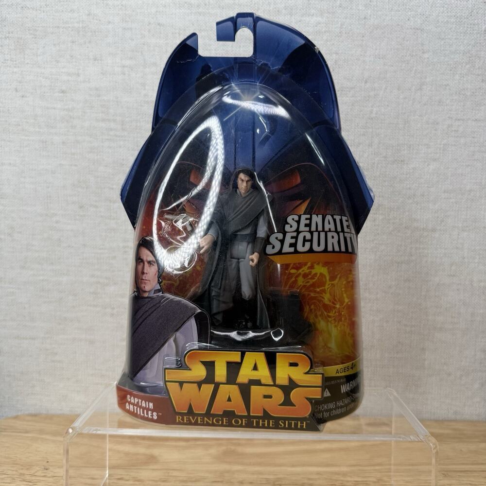 Vtg 2005 Star Wars CAPTAIN ANTILLES 51 Action Figure - Revenge of the Sith - NEW
